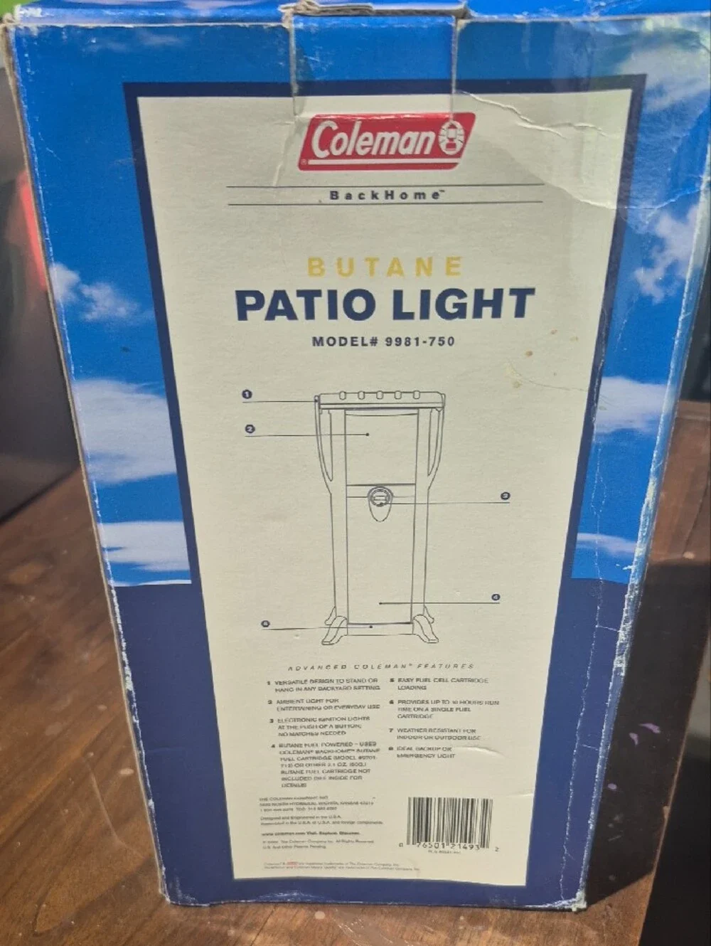 Coleman portable butane